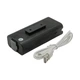 Велофара велосипедная фара передняя фонарь для велосипеда на руль LED Power Bank BK 043 аккумуляторная 4000 мАч 2×2000 мАч Li-Ion 6 режимов USB microUSB с индикатором заряда IP65 автономное освещение для туризма кемпинга рыбалки активного отдыха - изображение 3
