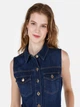 Платье-рубашка короткое осеннее женское Colin's CL1069539DN43487 S Avadrew Wash (8684112248462) - изображение 4