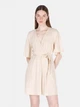 Платье на запах короткое летнее женское Colin's CL1073347LBG L Light Beige (8684112599489) - изображение 1