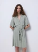 Платье-рубашка миди летнее женское Colin's CL1073826MGR S Mint Green (8684112629841) - изображение 1