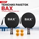 Набор теннисных ракеток BAX + 4 оранжевых мячика BAX 151308 - изображение 1