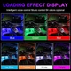 Подсветка салона авто RGB 4 шт USB Bluetooth с управлением через приложение - изображение 4