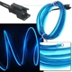 Подсветка салона авто гибкий холодный неон 5 м с USB и инвертором - изображение 3