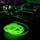 Підсвітка неонова гнучка для салону авто 5 м зелена USB - зображення 1