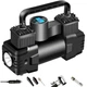 Портативный автомобильный компрессор Air Pump XL-1025 12V с цифровым дисплеем, LED-фонариком - изображение 4