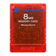 Карта Памяти Sony PlayStation 2 SCPH-10020 8MB Crimson Red Б/У - изображение 1
