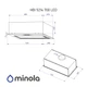 Вытяжка Minola HBI 5214 BL 700 LED - изображение 10
