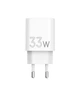 Мережевий зарядний пристрій Sigma mobile PS3301 X-power 33 W GaN, PD, QC (1xUSB-C + 1xUSB-A) White - зображення 1