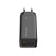 Сетевое зарядное устройство ColorWay CWCHS039PDBK GaN3 Pro Power Delivery (2USB Type-C PDx3A 1USBx3A) Black - изображение 2
