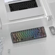 Набір прозорих кейкапів Womier Iceberg Black 115 шт. MDA Profile, PBT, UV Printing - зображення 4
