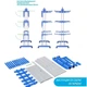 Багатоярусна сушарка до 50 кг Garment Rack With Wheels(172х73х64) - зображення 4