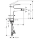 Hansgrohe Metropol Смеситель для биде, хром (32520670) - изображение 2