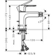 Hansgrohe Rebris S Змішувач для біде, Matt Black (72210670) - зображення 5