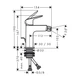 HANSGROHE Logis Fine Смеситель для биде, хром (71201000) - изображение 2