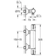 Grohe Grohtherm 800 Термостат для душу, хром (34558000) - зображення 2