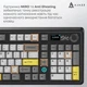 Клавиатура беспроводная Ajazz AK980 V2 Maillard Switch Black (AK980-V2-M-BGY) - изображение 4