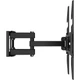 Кронштейн для ТВ AGN AGN70-442P з поворотом/два коліна/32"-70"/40 кг/max.VESA 400x400/Black (AGN70-442P) - изображение 4