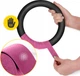 Гимнастические кольца 4FIZJO регулируемые из ABS пластика Ø23 см 2 шт Black/Pink (P-5905973406116) - изображение 6