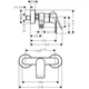 Hansgrohe Rebris E Смеситель для душа, Matt Black (72650670) - изображение 5