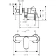Hansgrohe Rebris Смеситель для душа, Matt Black (72640670) - изображение 5