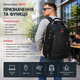 Рюкзак для ноутбука SwissGear 8810 міський 35 л з ортопедичною спинкою USB портом водовідштовхувальною тканиною чорний - зображення 2