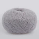 Gazzal Super Kid Mohair, Светло-серый меланж №64434 − супер кид мохер, тонкая пряжа для ажурных изделий и паутинок, 25 г/237 м - изображение 3