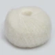 Gazzal Super Kid Mohair, Молочный №64414 − супер кид мохер, тонкая пряжа для ажурных изделий и паутинок, 25 г/237 м - изображение 3