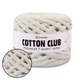 Пряжа трикотажная YarnArt Cotton Club, Молочный №7349 – 100% хлопок, для сумок, корзин, ковриков, декора (ЯрнАрт Коттон Клаб) - изображение 1
