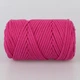 YarnArt Macrame Cord 3mm, Малина №771 - трикотажный шнур 250 г / 85 м для вязания сумок, игрушек, ковриков, макраме, толстая пряжа - изображение 3