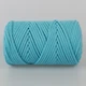 YarnArt Macrame Cord 3mm, Светлая бирюза №763 - трикотажный шнур 250 г / 85 м для вязания сумок, игрушек, ковриков, макраме, толстая пряжа - изображение 3