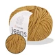 YarnArt Jeans, Горчица №84 – пряжа нити для вязания спицами и крючком (игрушки, одежда), 55% хлопок, 45% акрил, 50 г/160 м, полухлопок Ярнарт джинс - изображение 1