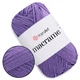 Пряжа YarnArt Macrame Фиолет №135, полиэстеровый шнур 2 мм, нитка для вязания крючком и спицами, полиэстер 100% - изображение 1