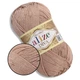 Пряжа Alize Diva (Ализе Дива) Беж №167, летняя нить 100г/350м, микрофибра для вязания крючком и спицами - изображение 1