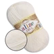 Пряжа Alize Diva (Ализе Дива) Жемчужный №450, летняя нить 100г/350м, микрофибра для вязания крючком и спицами - изображение 1