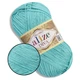 Пряжа Alize Diva (Ализе Дива) Бирюзовый №376, летняя нить 100г/350м, микрофибра для вязания крючком и спицами - изображение 1