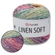 Пряжа YarnArt Linen soft, Весенний №7401, 100 г 272 м- нить лен, вискоза, хлопок для вязания - изображение 1