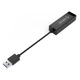 Зовнішня мережева карта Orico UTJ-U3 1 Gigabit USB-A 3.0 Black (6942227180636) - зображення 1