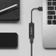Зовнішня мережева карта Orico UTJ-U3 1 Gigabit USB-A 3.0 Black (6942227180636) - зображення 6