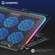 Охолоджувальна підставка для ноутбука Gamepro CP590 Black - зображення 6