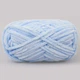 Плюшева пряжа Premium Yarn Baby Love (Бебі Лав) Світло-голубой №306 - плюш для амігурумі, іграшок, маленький моточок 50г/60м - зображення 3