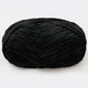 Пряжа плюшевая Premium Yarn Baby Love (Беби Лав) Черный №311 - плюш для амигуруми, игрушек, маленький моточек 50г/60м - изображение 3