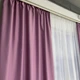 Матові атласні штори блекаут бузкового кольору на тасьмі 2шт. 150х270 ALBO (pbe0052439) - зображення 6
