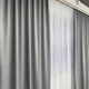 Микровелюровые шторы светло-серого цвета на тасьме 2шт. 150х270 ALBO 000353732 - изображение 5