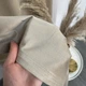 Бархатные шторы бежевого цвета на тасьме 2шт. 140х270 ALBO 000353627 - изображение 2
