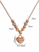 Золоте кольє «Серце та кульки» (45см) кол01331-2 - зображення 10