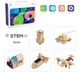 Drewniany konstruktor edukacyjny STEM 5w1 ExtraDigital Advanced Science Lab Kit NV822805 (9990000822805) - obraz 2