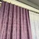 Мармурові жакардові штори фіолетового кольору 2шт. 150х270 з білим жакардовим тюлем 400х270, на тасьмі ALBO (pbe0052581) - зображення 7