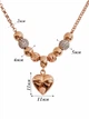 Золоте кольє «Серце та кульки» (45см) кол013302-2 - зображення 11