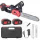 Аккумуляторная пила 12 дюймов красная Electric saw 1200 Вт 48 В - изображение 2