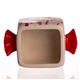 Конфетница фарфоровая прямоугольная 1 л для дома 24x11,5 см Merry Christmas HM-4496 - изображение 5